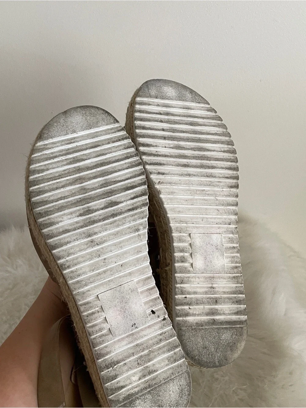 Coconuts by Matisse Taupe Platform Espadrille Sandals